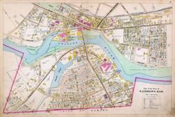 Plate 002 - Watertown, Cooks Pond, Watertown - Belmont - Arlington - Lexington 1898